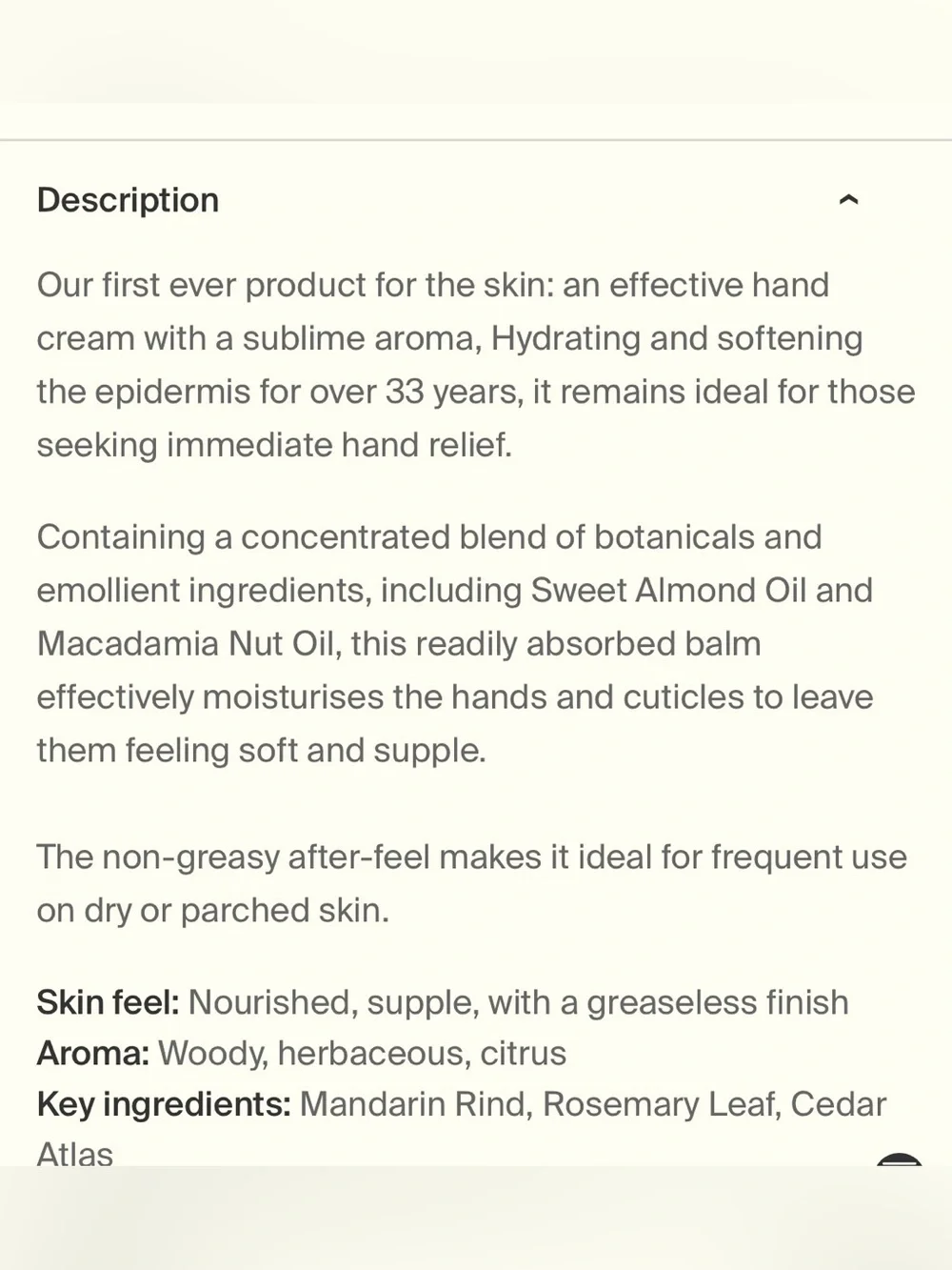 Aesop Resurrection Aromatique Hand Balm — 16.5oz